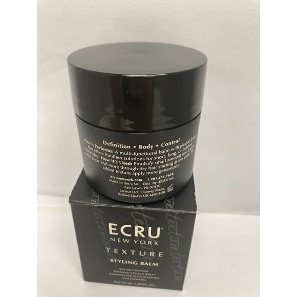 ECRU New York Texturizing Hair Styling Balm 1.69 Oz New SEALED Cosmetic - Picture 2 of 3